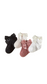 Bow Socks, Short Pack of 4