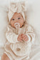 Oversized Teddy Bow Headband, Beige