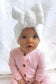 Oversized Teddy Bow Headband, Cloud